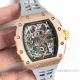 Swiss Richard Mille RM 11-03 Flyback Chronograph Rose Gold Gray Rubber Band (2)_th.jpg